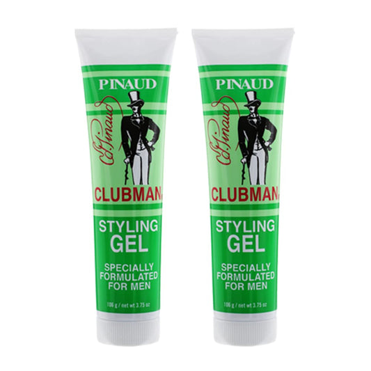 Clubman front view of two tubes showing clean travel-sized packaging and brand