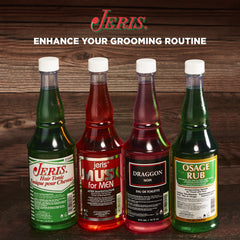 Clubman Jeris in barbershop setting signaling professional grooming results