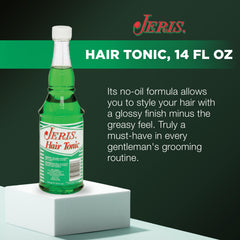 Clubman Jeris pouring tonic texture illustrating lightweight conditioning