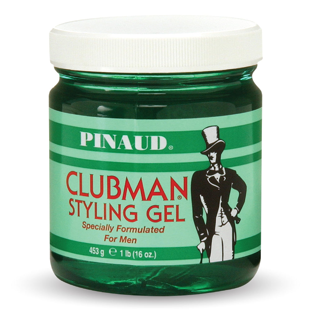 Clubman Pinaud front packaging showing jar and label for reliable grooming