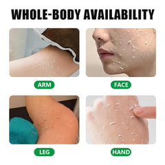 CLY AMS applied to face demonstrating gentle exfoliation and even tone