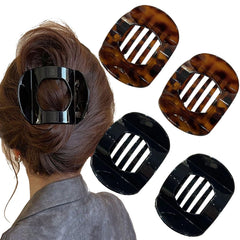 Cmaone front view showing black leopard clips and pack benefit of coordinated styles