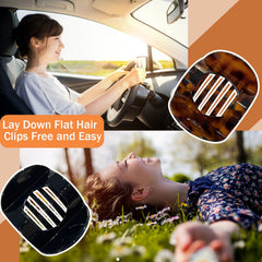 Cmaone clip in half-up hairstyle demonstrating strong hold and gentle grip