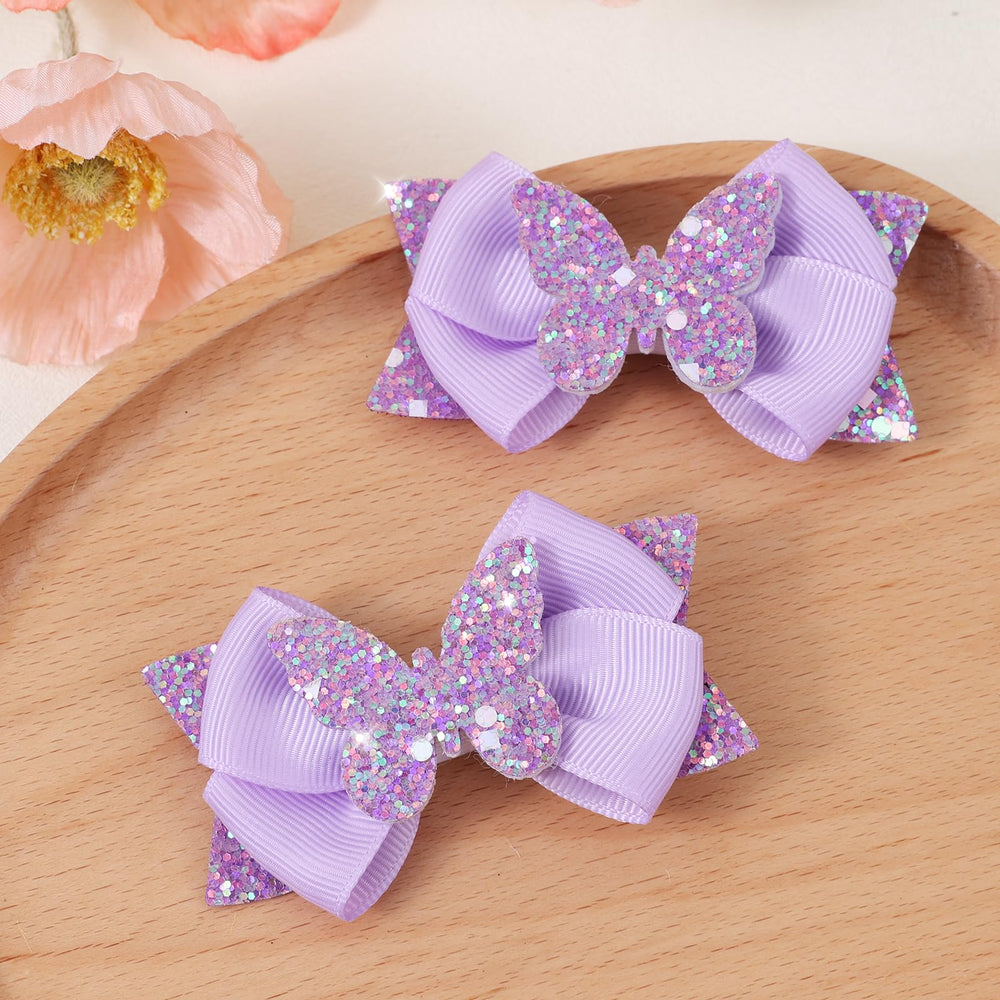 CN bow in birthday party setting adding sparkle to children's outfit