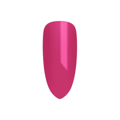 CND brush stroke swatch of Hot Pop Pink demonstrating opaque coverage