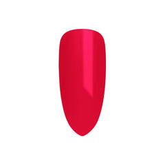 CND Lobster Roll brush stroke showing smooth application and full coverage benefit