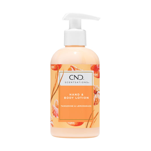 CND bottle front view showing product branding and citrus scent benefit