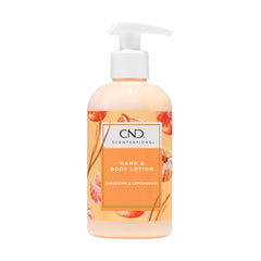 CND bottle front view showing product branding and citrus scent benefit