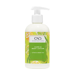 CND Scentsations front packaging showing bottle and citrus scent benefit