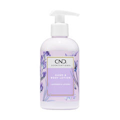 CND Scentsations front bottle showing label and lavender scent benefit