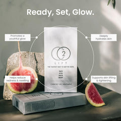 CO2Lift full face application showing even coverage and comfort