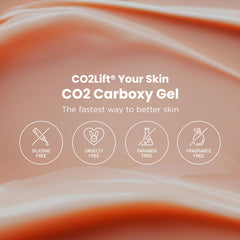 CO2Lift label close-up showing ingredient clarity and product transparency