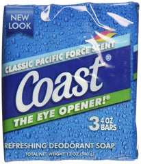 Coast original blue front packaging showing three bars and value savings