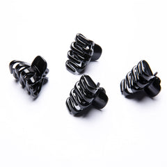 Cobahom twelve black clips arranged flat showing ready-to-use styling supply benefit