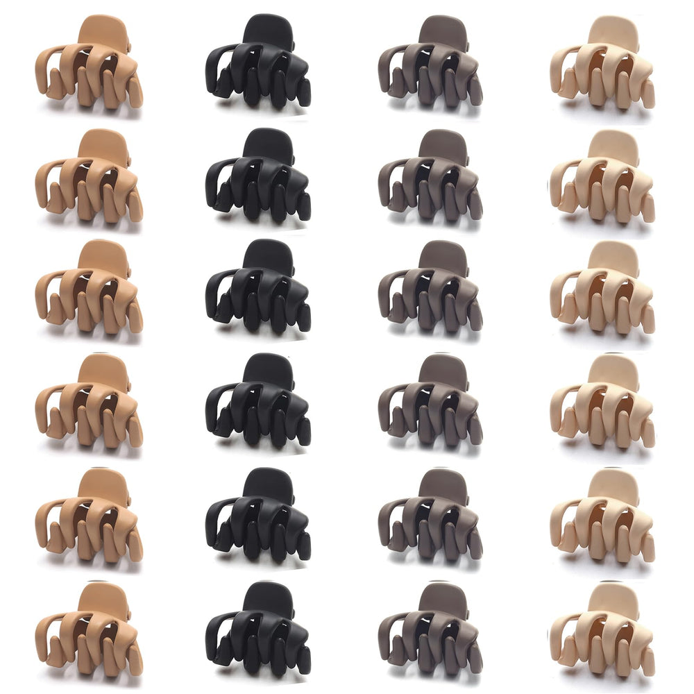 Cobahom front view of 24-pack mini clips showing color assortment and neat packaging benefit