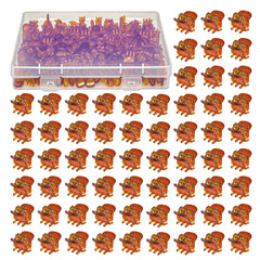 Cobahom front packaging showing 120 mini claw clips and convenient bulk supply