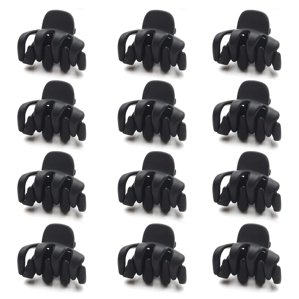 Cobahom matte black front view showing compact no-slip clip benefit