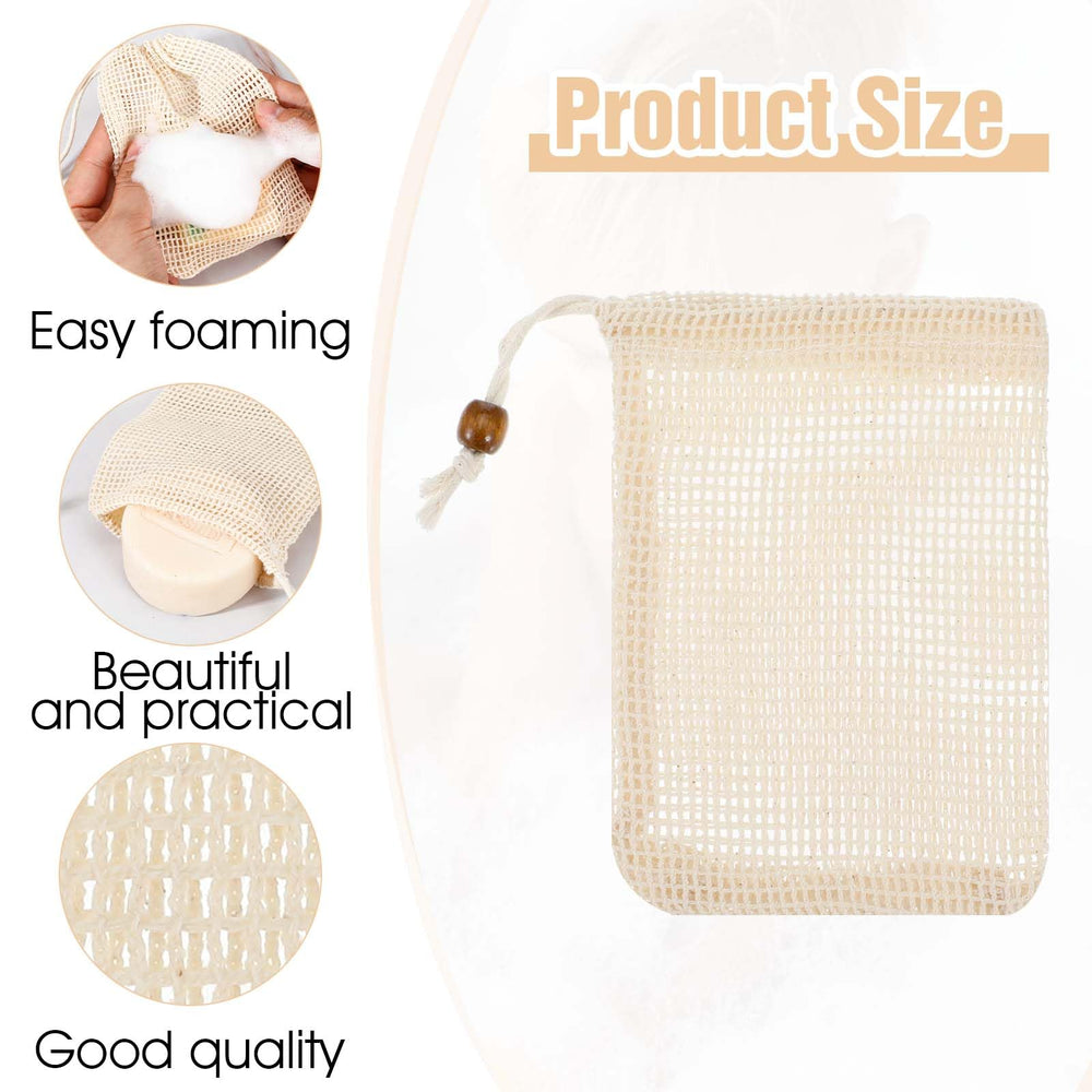 cobee soap bag hanging in shower on hook, fast drying and hygienic benefit
