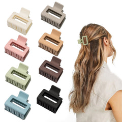 cobinaan front view of eight neutral claw clips showing assortment and compact packaging