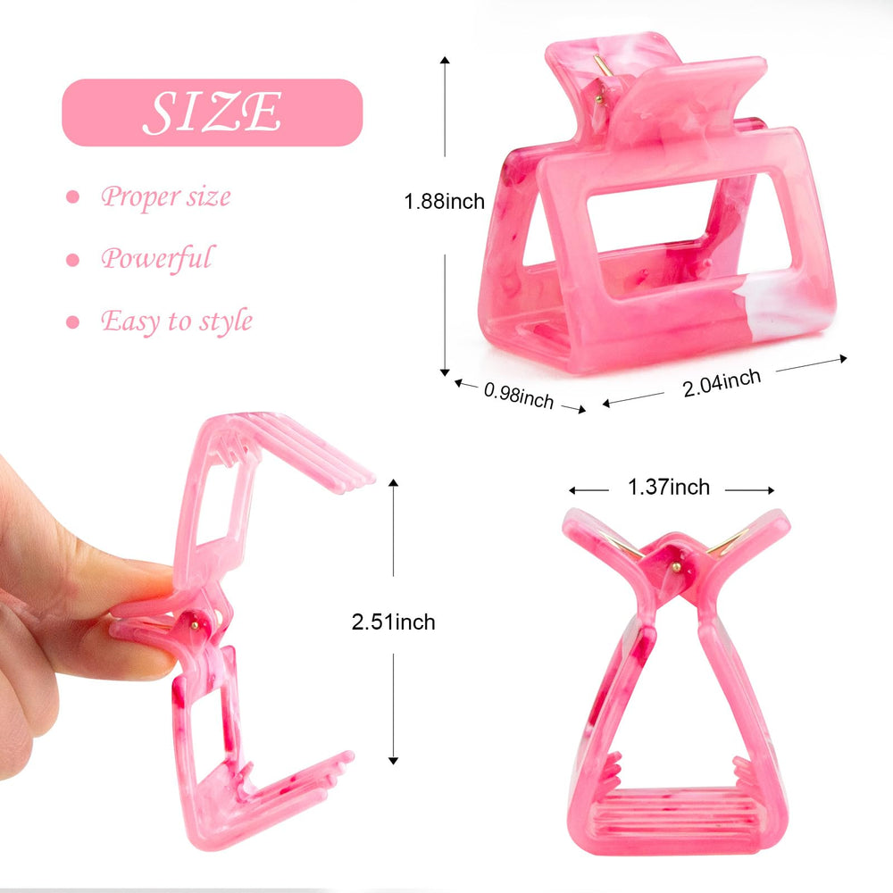 cobinaan clip holding half-up hairstyle showing stable nonslip hold