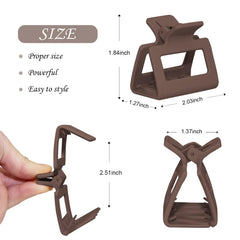 cobinaan clip holding half-up bun on thin hair demonstrates reliable everyday hold