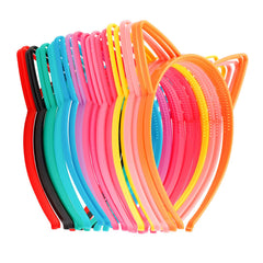 COCIDE front view of 24-pack headbands showing colorful set and neat arrangement