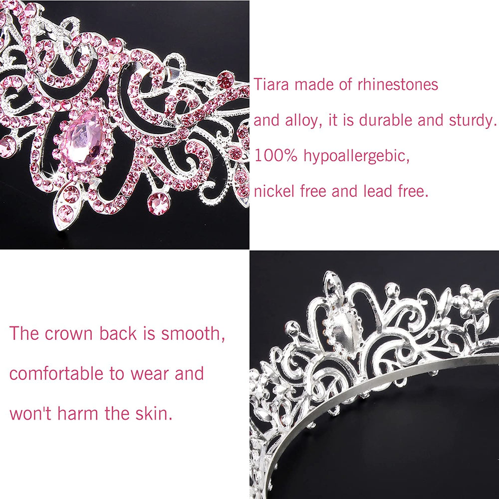 COCIDE tiara on hand size comparison showing scale and lightweight benefit