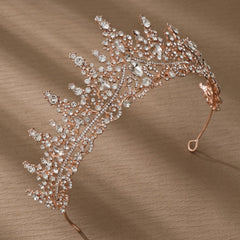COCIDE tiara back detail showing alloy finish and fastening