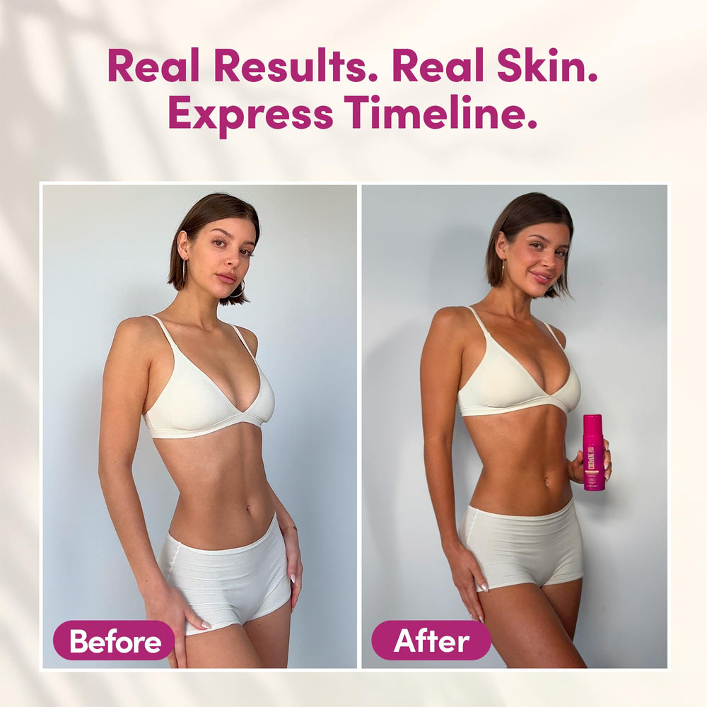 Coco & Eve application mitt in use for streak-free results