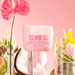 Coco & Eve cream texture close-up illustrating rich, hydrating formula