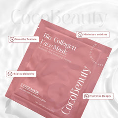 COCOBEAUTY closeup of sheet and serum texture for deep moisture