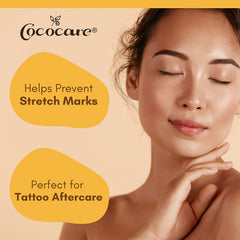 COCOCARE in hand to scale demonstrating portable size and on-the-go moisturization