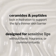 Cocokind applied on lips showing subtle shine and smoothing benefit