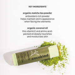 Cocokind Mymatcha close-up of matcha powder highlighting antioxidant ingredient