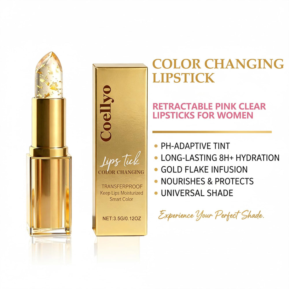 Coellyo True open lipstick tip close-up showing smooth, creamy texture
