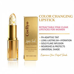Coellyo True open lipstick tip close-up showing smooth, creamy texture