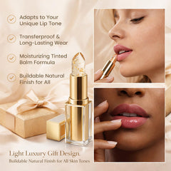 Coellyo tube detail with gold foil highlighting premium finish benefit