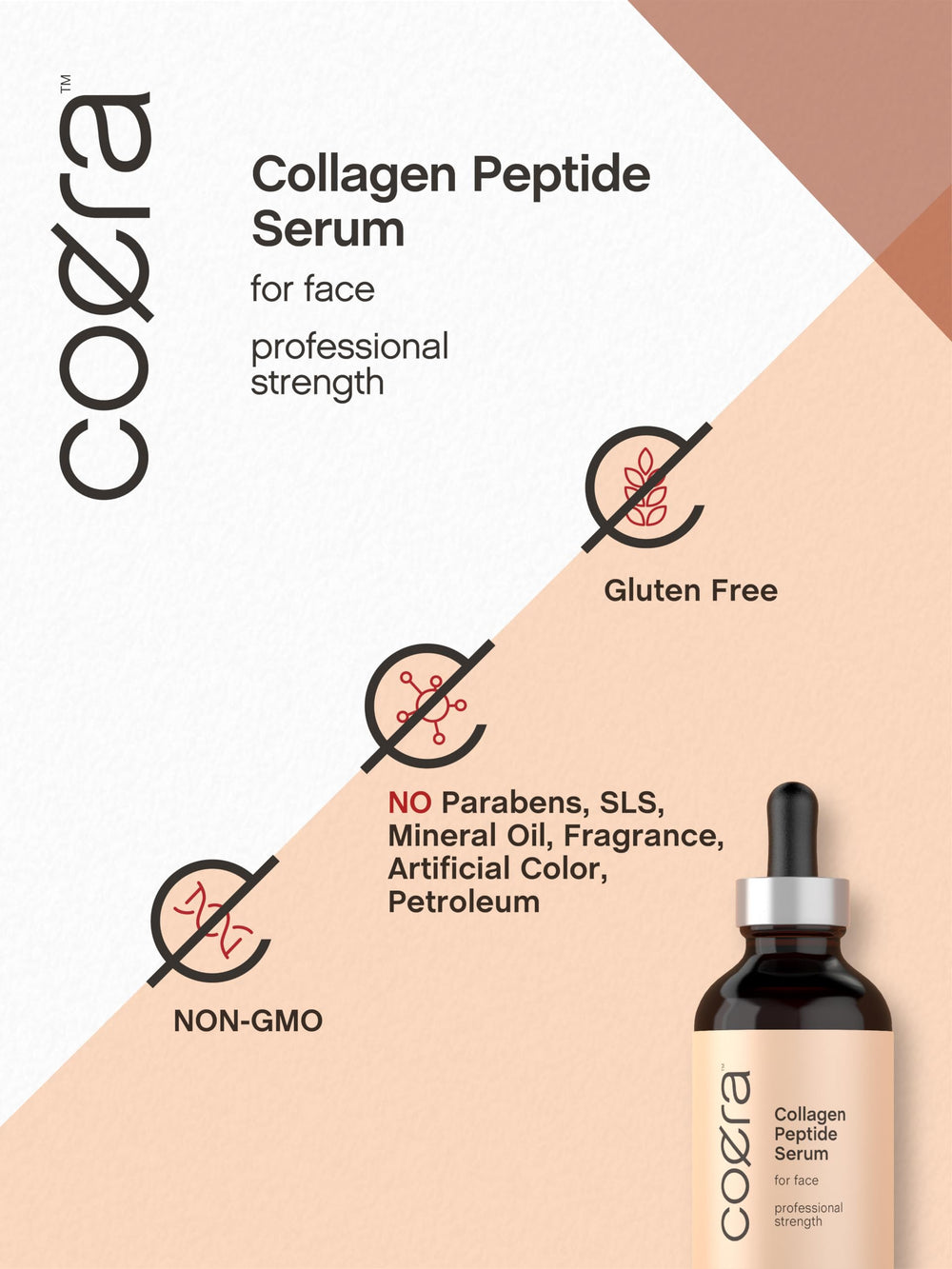 Coera applying serum to hand to demonstrate smooth, fast-absorbing finish