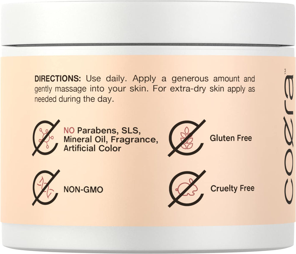 Coera cream pump application closeup demonstrating easy, precise dispensing benefit