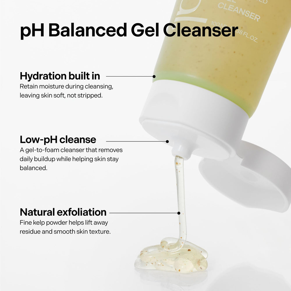 coeternal gel texture closeup demonstrating smooth, hydrating foam