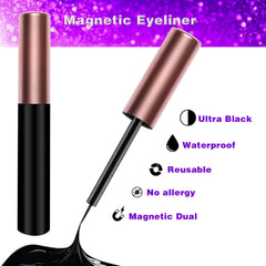 Coiffure Extensions CE lifestyle model wearing magnetic lashes with waterproof confidence
