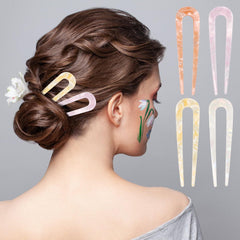 Coldairsoap styling bun in use illustrating comfortable, secure updo hold