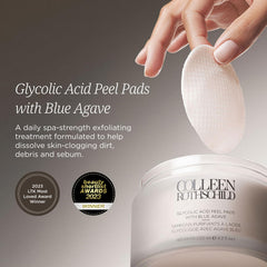 Colleen Rothschild textured pad close-up showing gentle exfoliation action
