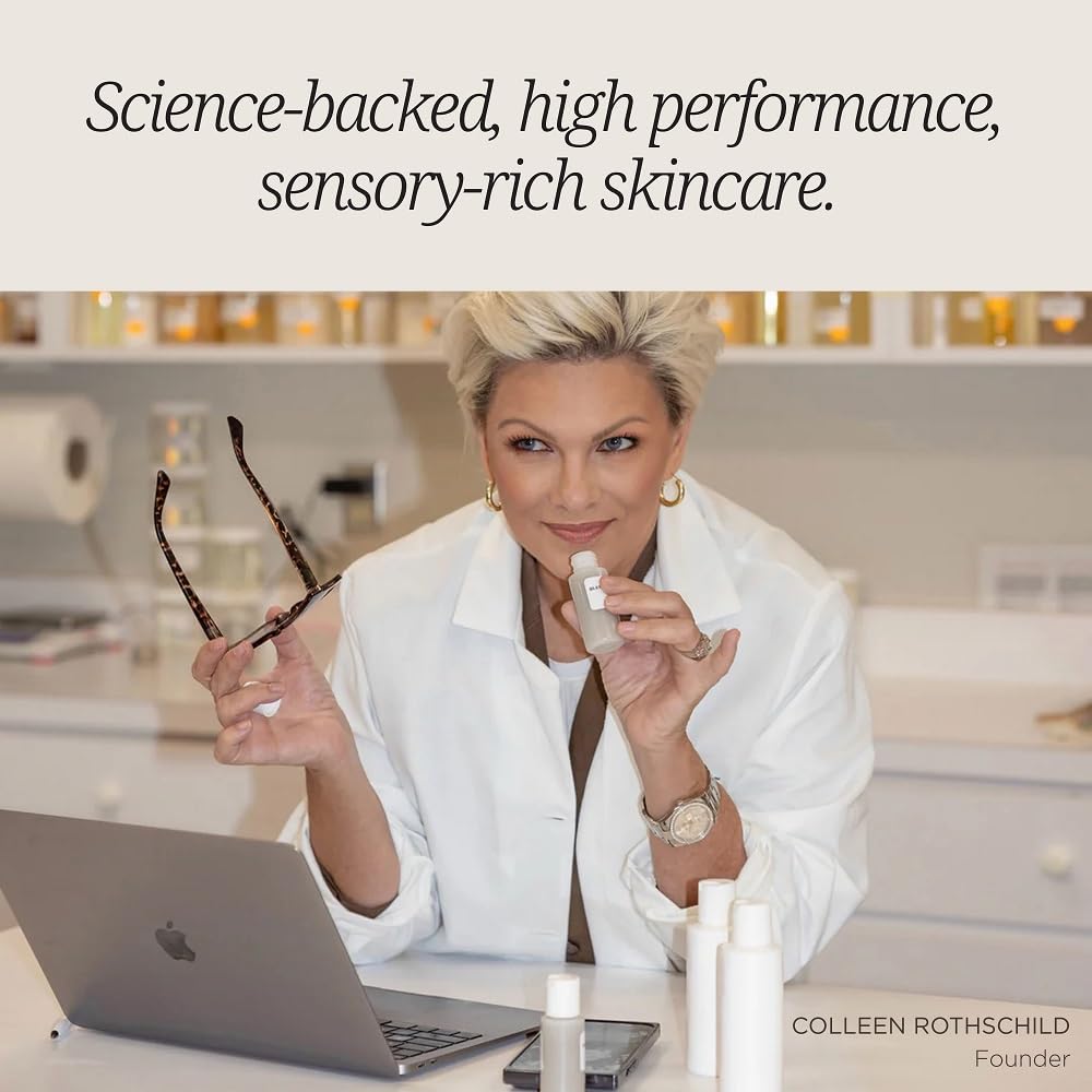 COLLEEN ROTHSCHILD layering with serums demonstrating enhanced product synergy