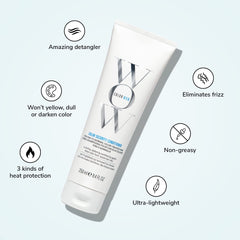COLOR WOW conditioner texture close-up, lightweight hydration visible