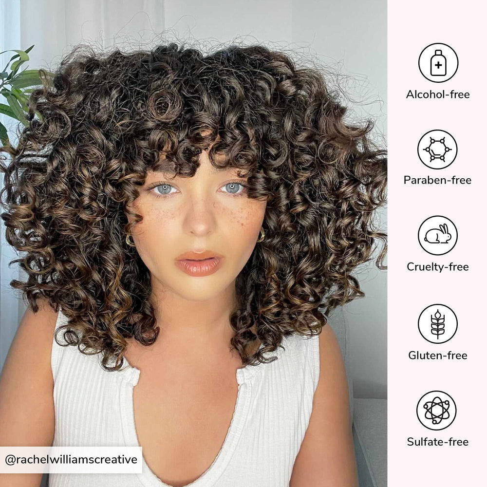 COLOR WOW Dream Coat pump delivering serum for frizz control and glossy curls