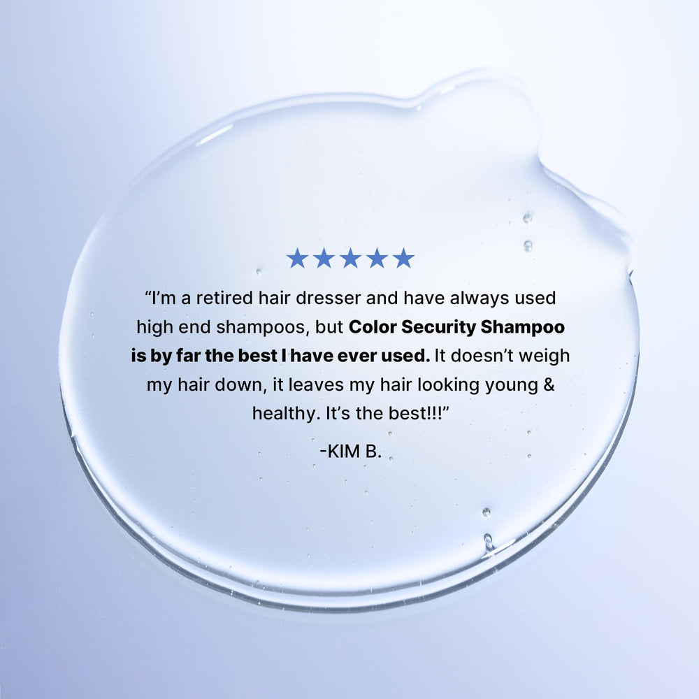 COLOR WOW on a bathroom shelf in lifestyle shot showing professional results at home