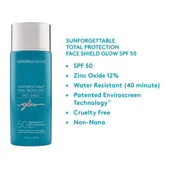 Colorescience pump dispensing product illustrating easy, measured application