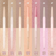COLORGRAM double-ended design close-up illustrating shade liner and luminous shadow for precision