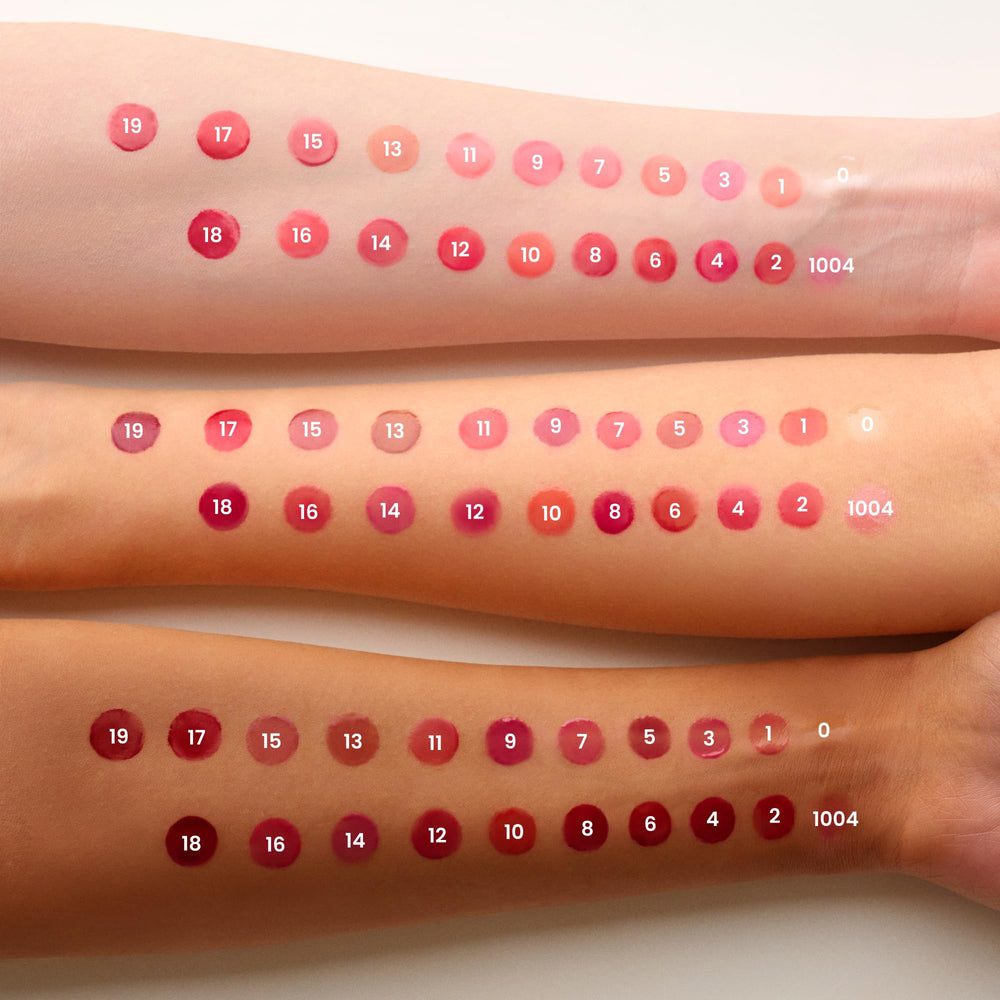 COLORGRAM clear product label emphasizing shade name and ingredient clarity